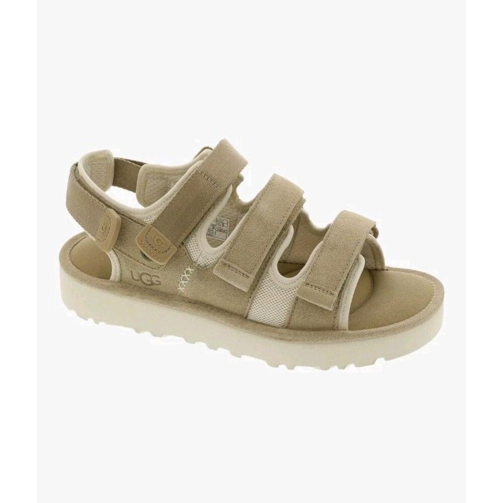 UGG Men's Goldencoast Multistrap Sandal Men's 11 Sand Suede Comfort New In Box